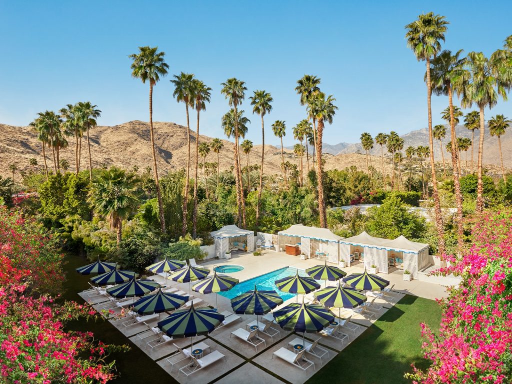 Parker Palm Springs Pool Aerial